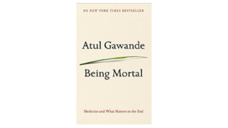 Large type surrounds a blade of grass