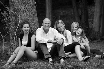 Alan and his daughters